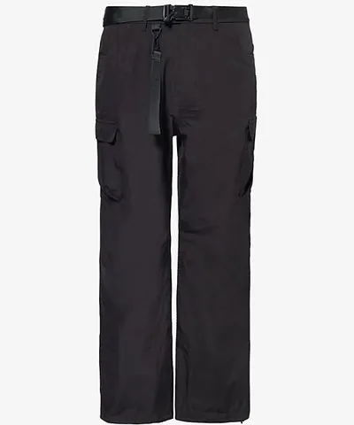 Mens Black Technical Cargo Trousers at 247 By Represent