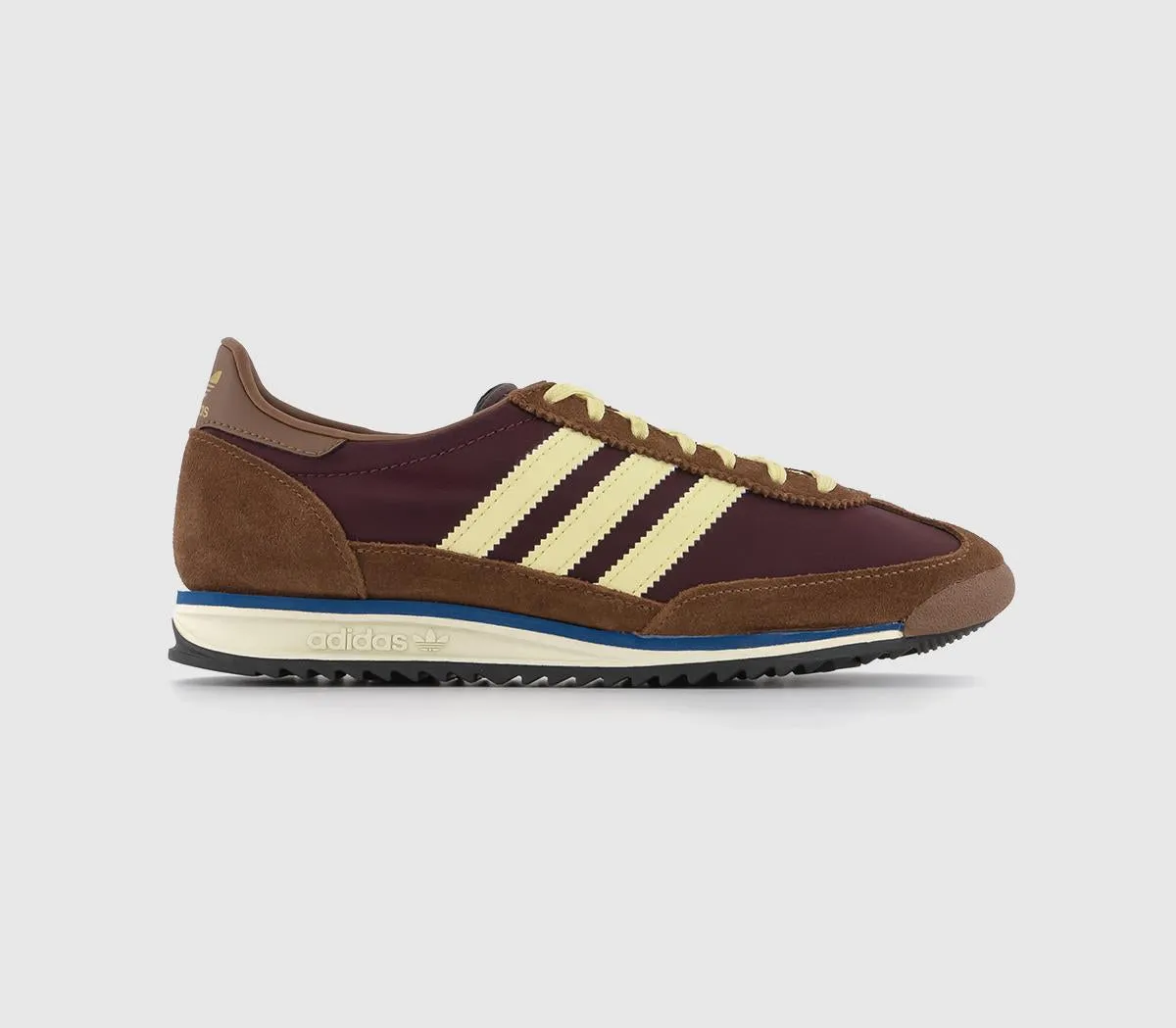 Adidas SL 72 Maroon Yellow Brown Brown Trainers Preowned