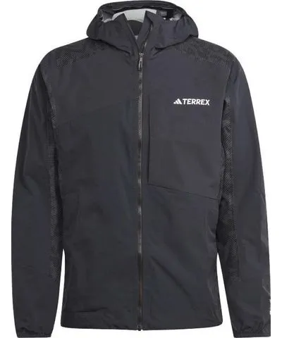 Black adidas Terrex Xperior Hybrid Rain Jacket