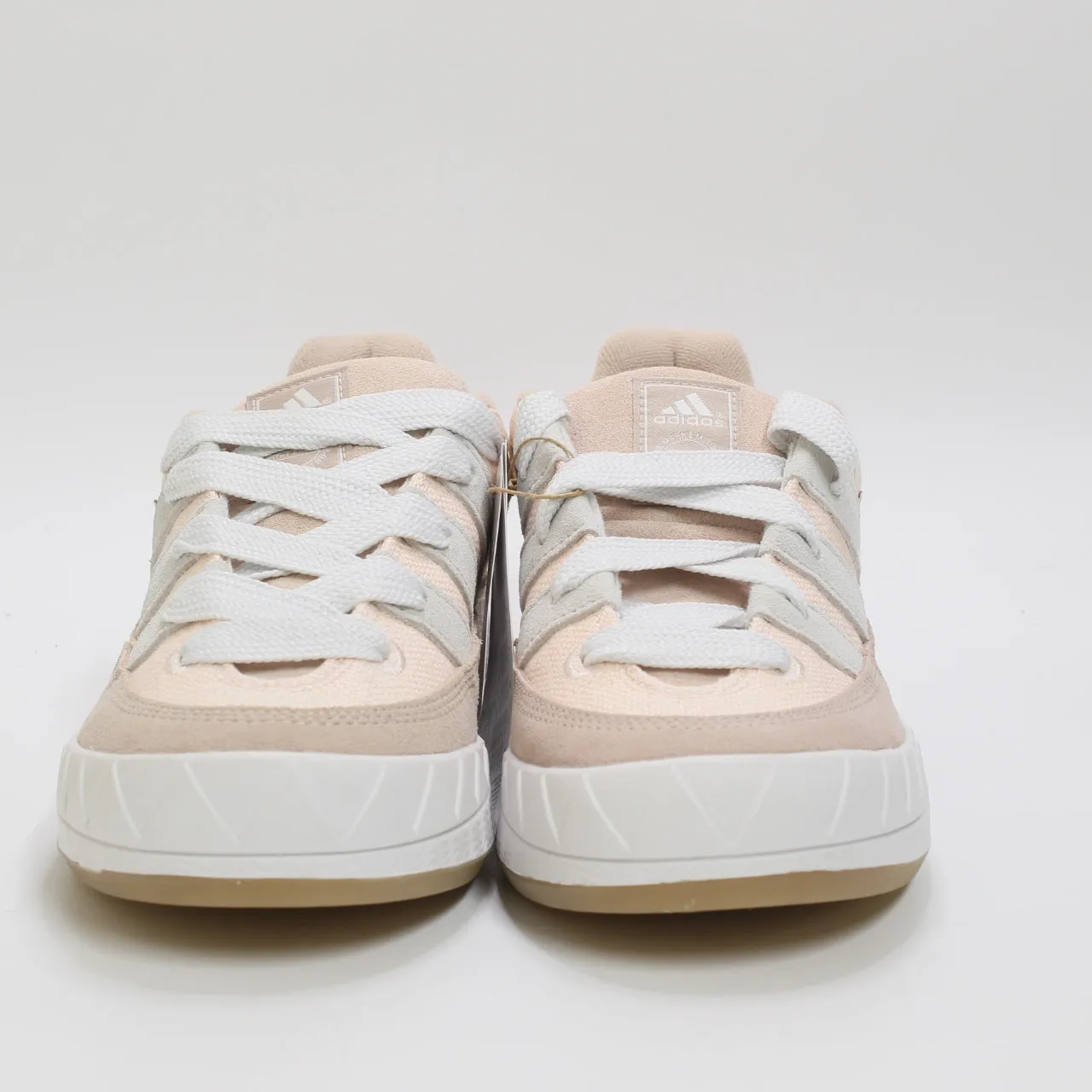 Adidas White Quartz Crystal Gum Trainers