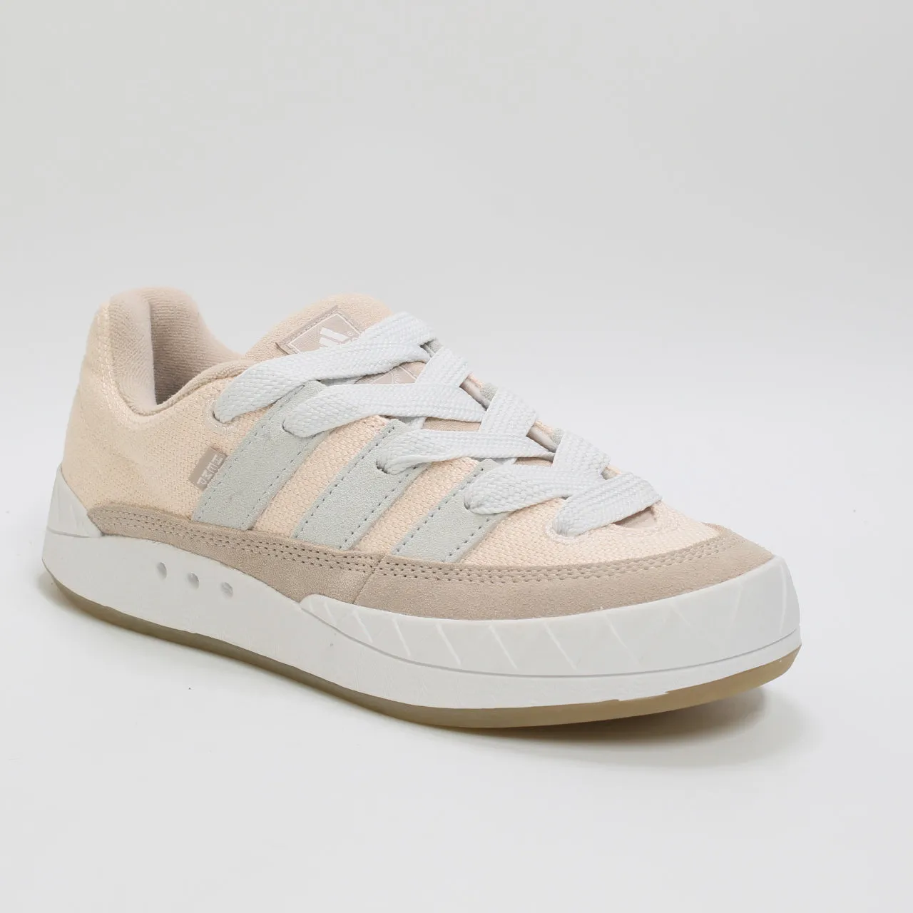 Adidas White Quartz Crystal Gum Trainers