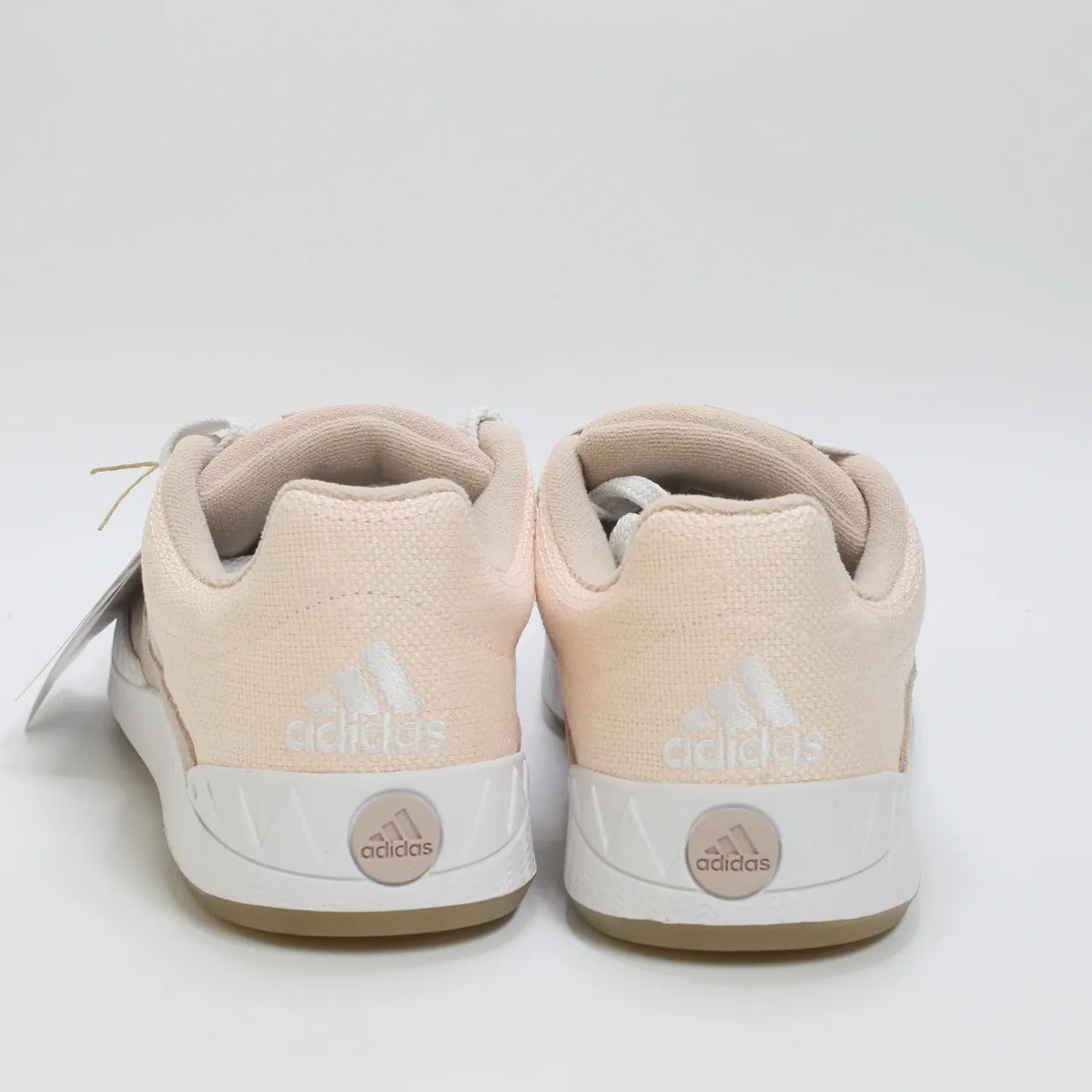 Adidas White Quartz Crystal Gum Trainers