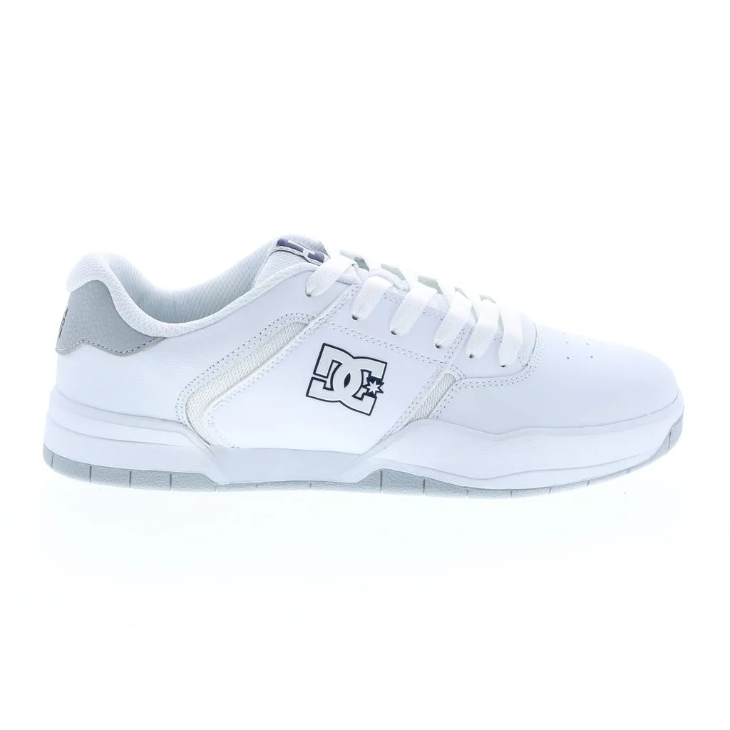 ADYS100551-XWSB Men's White Leather Skate Sneakers - DC Central