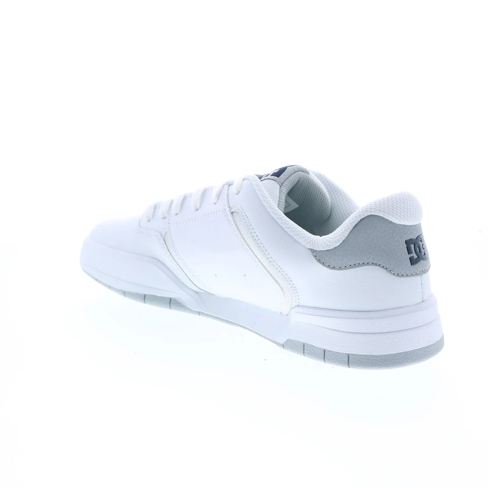 ADYS100551-XWSB Men's White Leather Skate Sneakers - DC Central