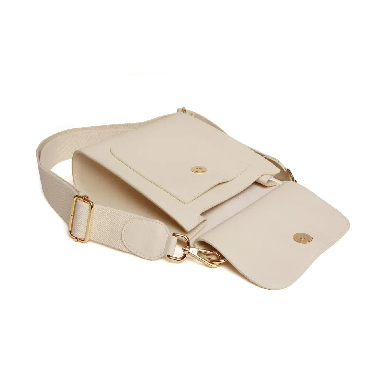 Pastel Cream Alice Wheeler Bloomsbury Crossbody Bag