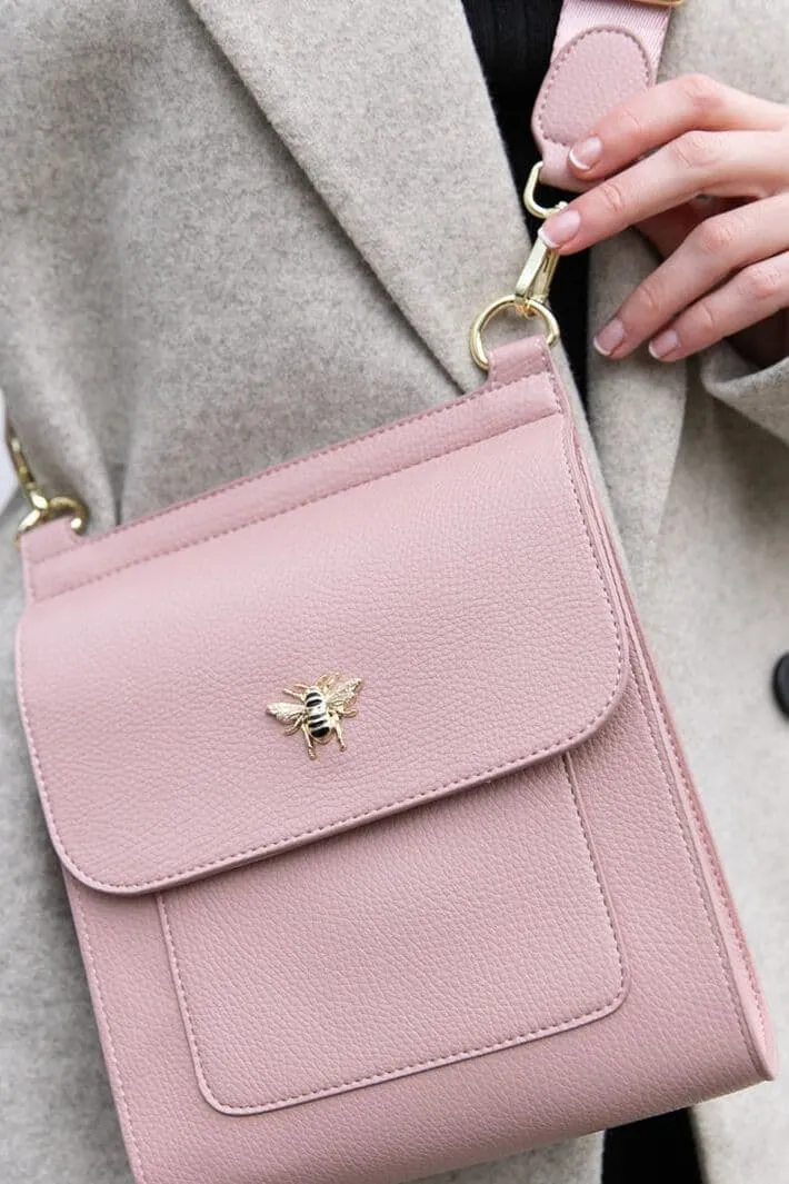 Pink Alice Wheeler Bloomsbury Crossbody Bag