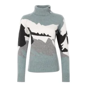 Alps and Meters Wasatch Ski Race Knit Sweater for Women