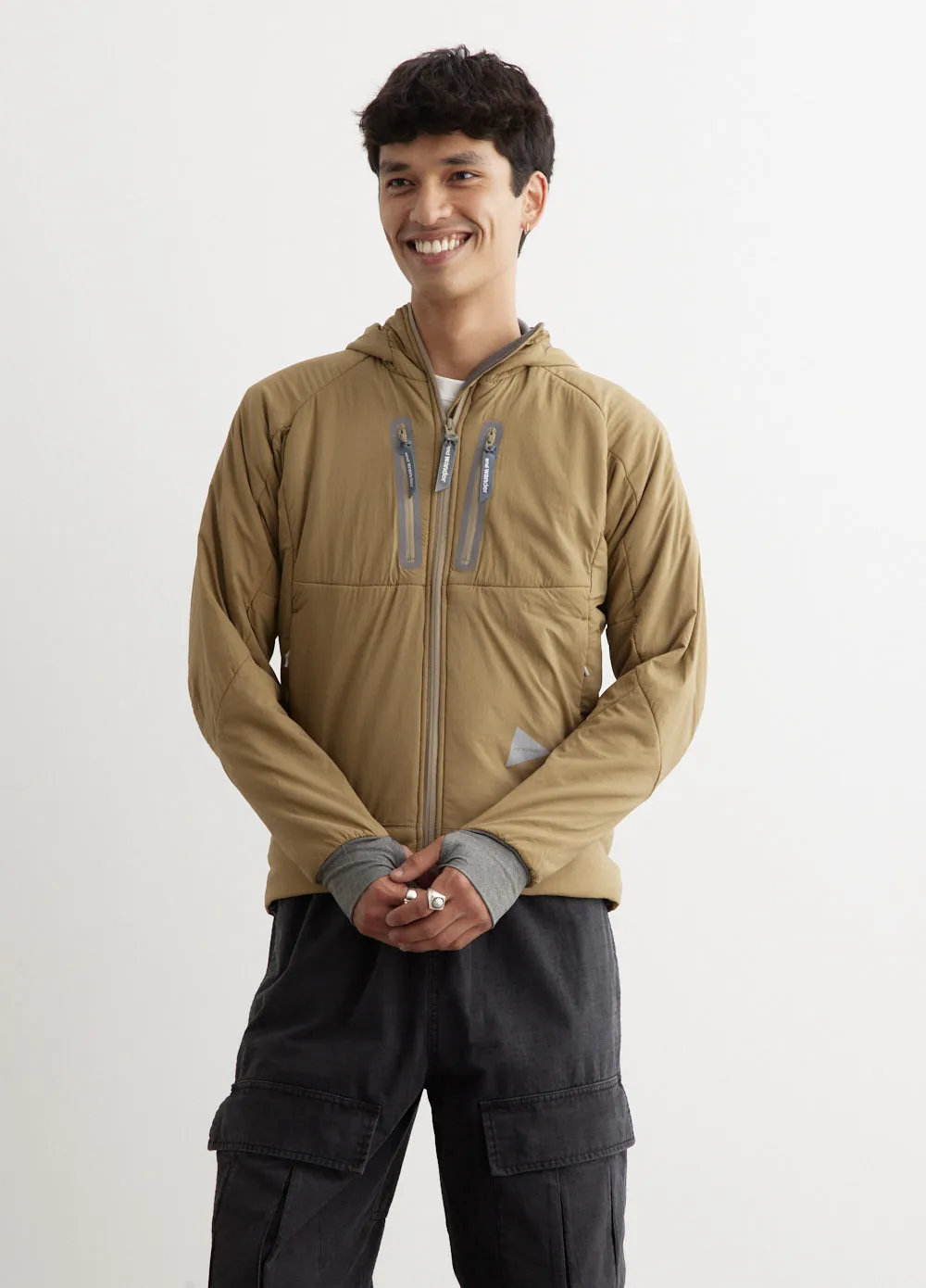 And Wander 14 Alpha Air Hoodie Jacket