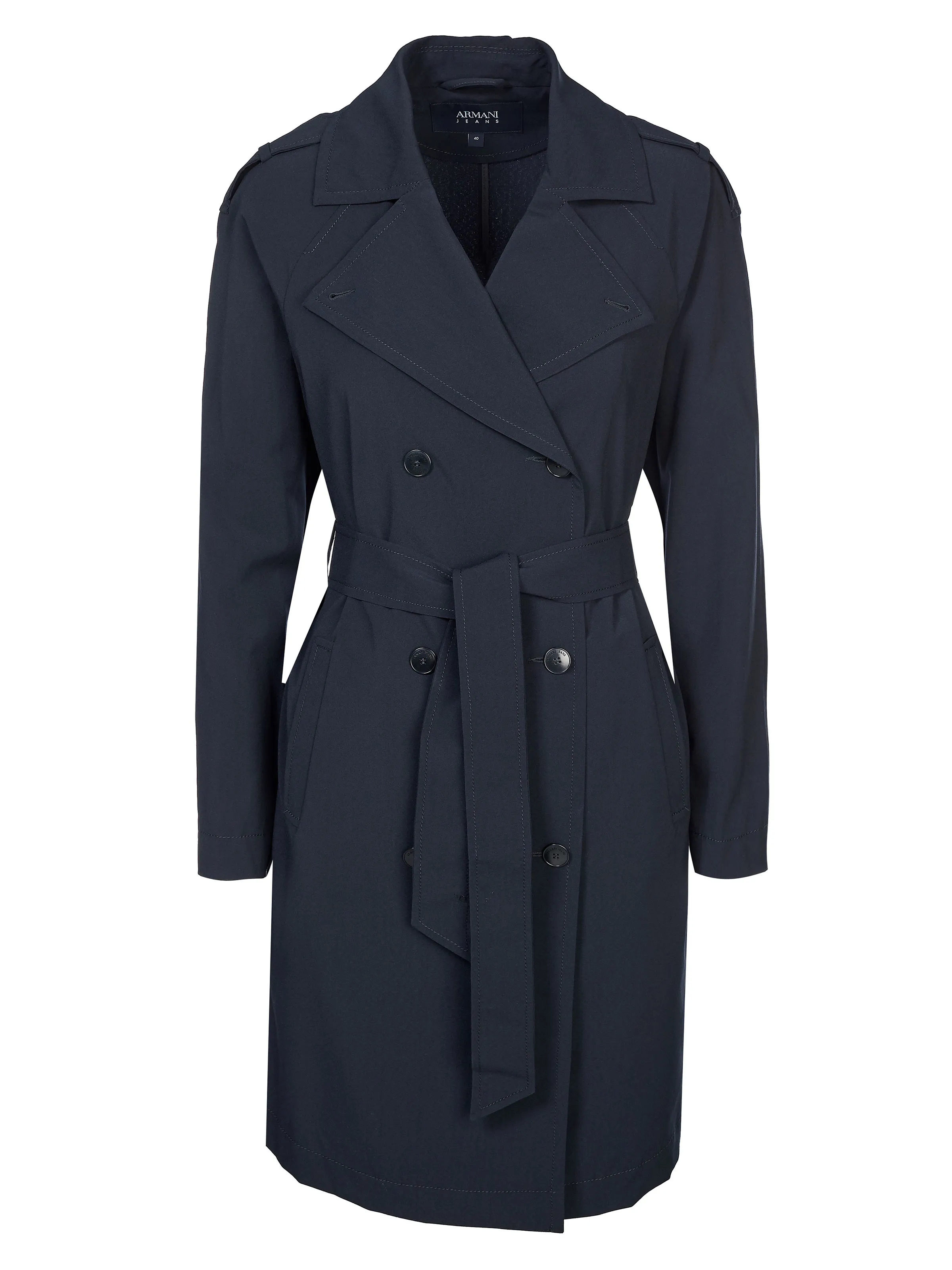 Armani Jeans Navy Coat