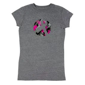 Asics Girls Ribbon T-Shirt True Grey Pink S