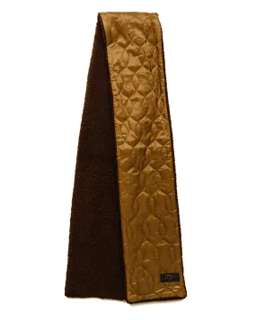 Beams Plus Muffler Boa Quilting Brown - Shop Now