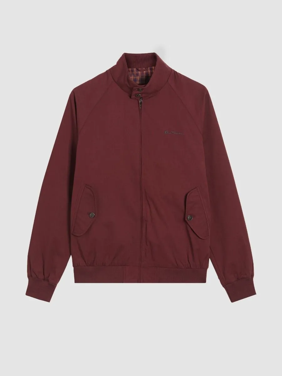 Signature Aubergine Casual Harrington Ben Sherman Jacket