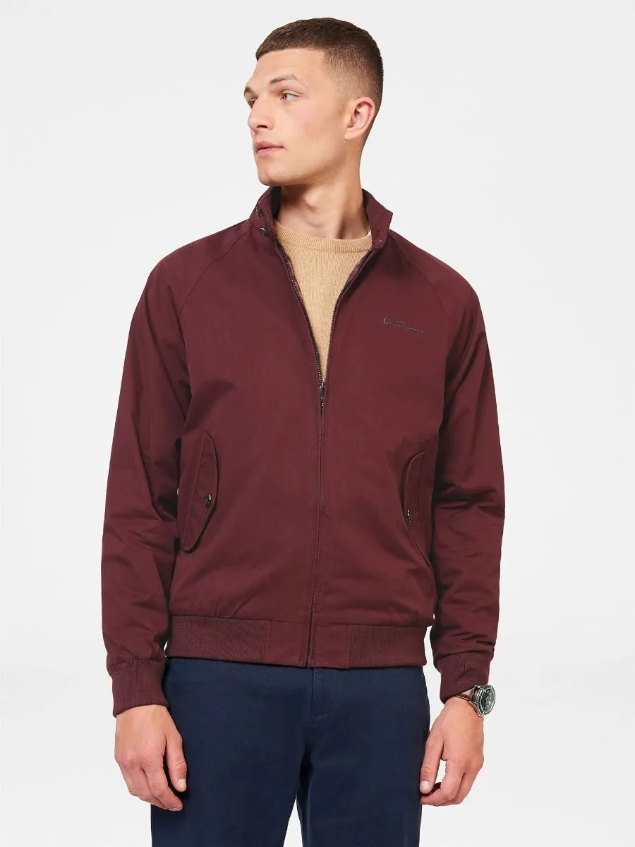 Signature Aubergine Casual Harrington Ben Sherman Jacket