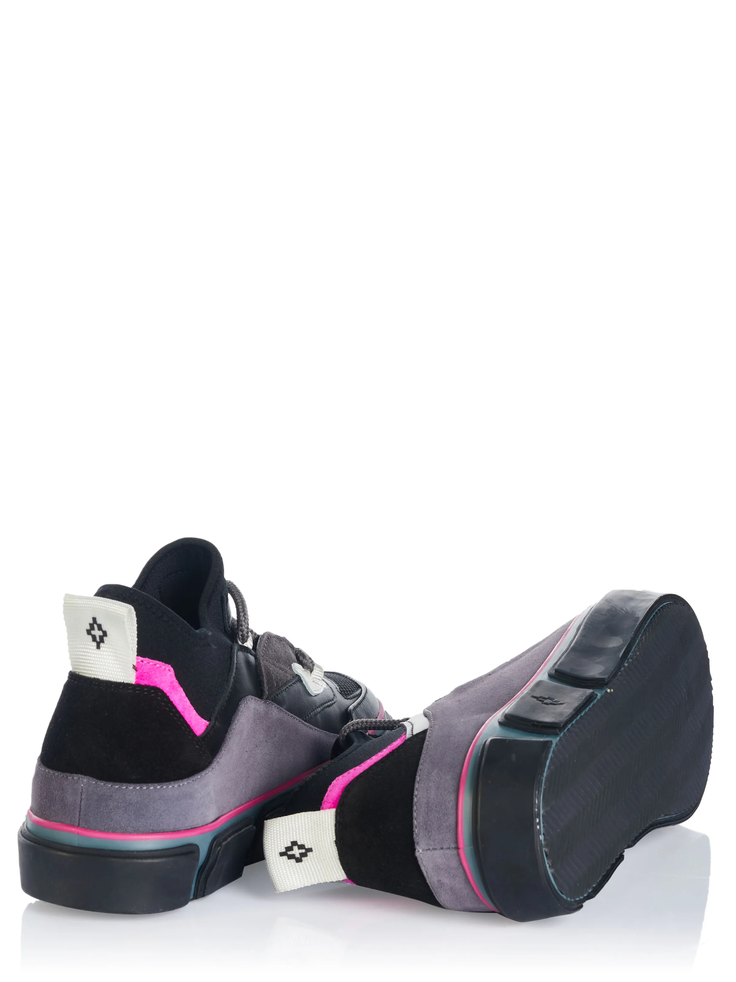 Black and Purple Marcelo Burlon Shoes