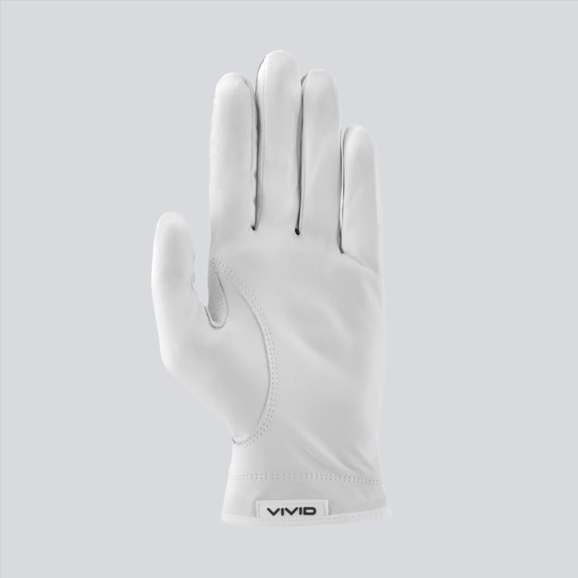 Black and White Premium Cabretta Leather Golf Glove