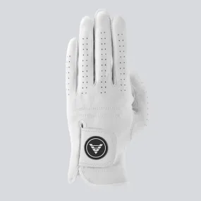 Black and White Premium Cabretta Leather Golf Glove