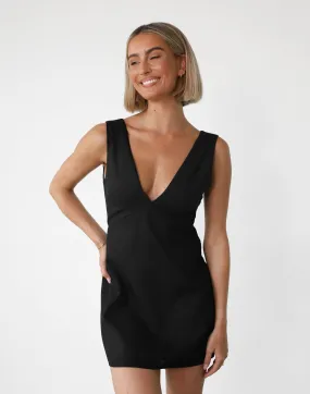 Black Elio Mini Dress