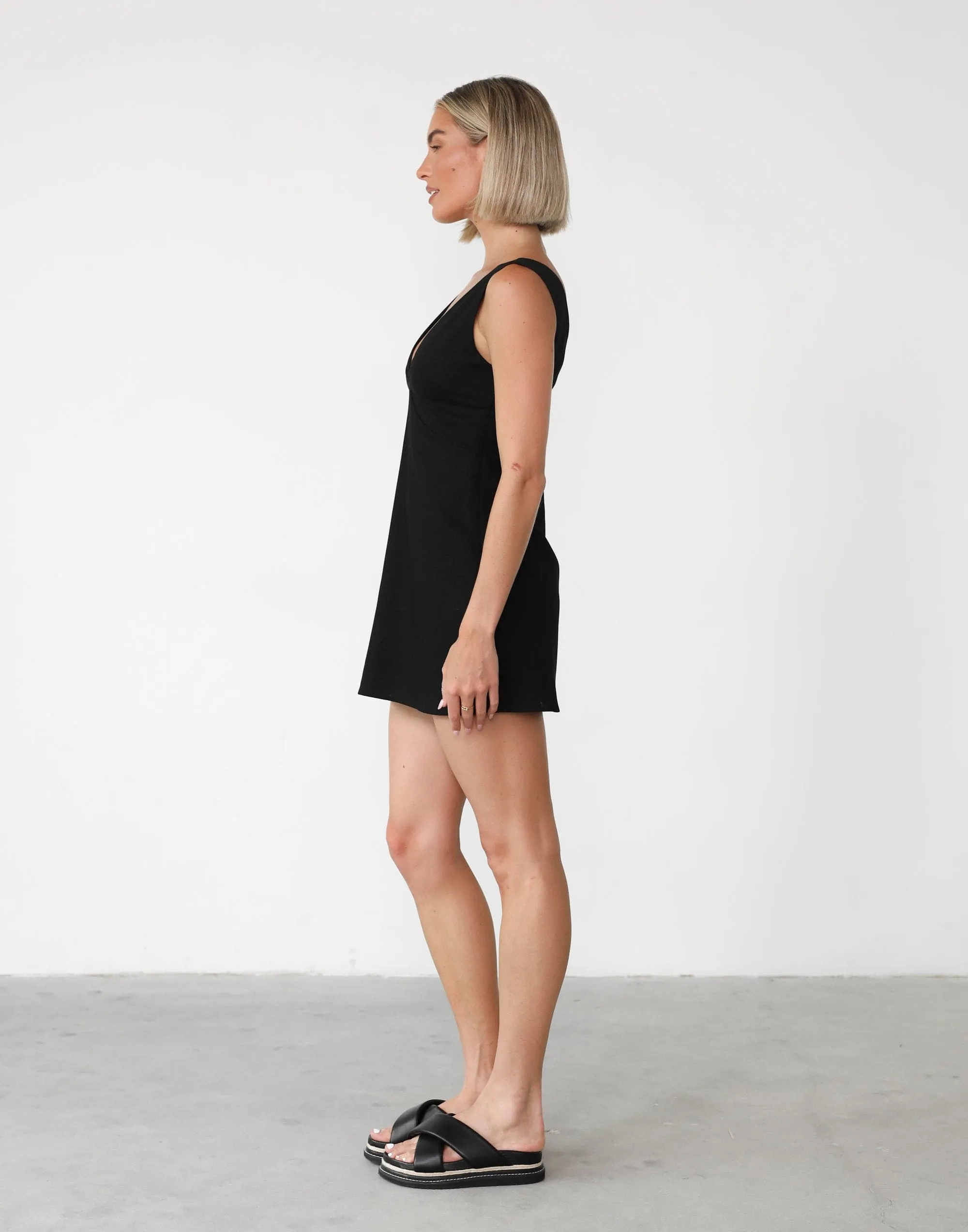 Black Elio Mini Dress