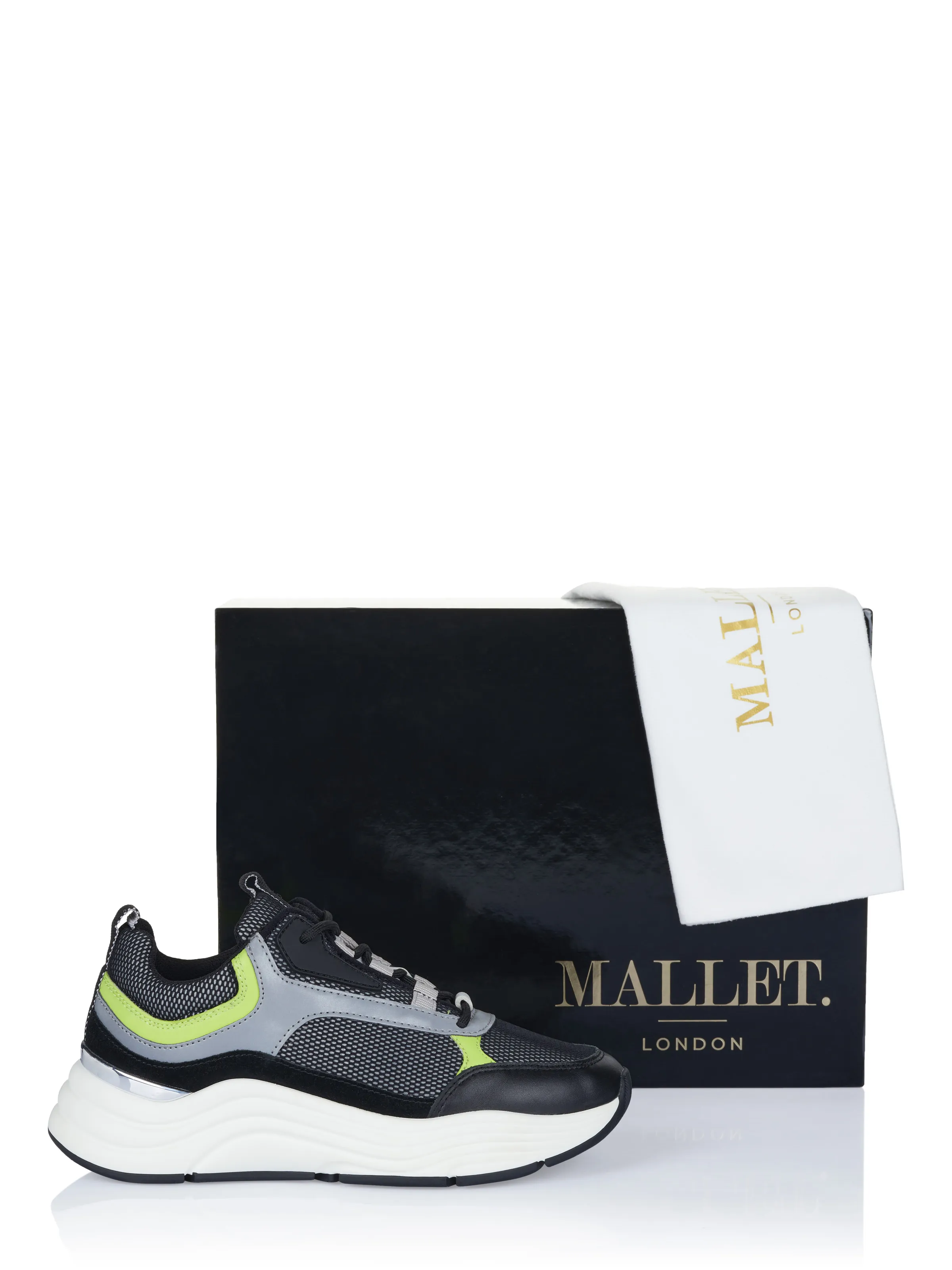 Black Grey Mallet Shoe