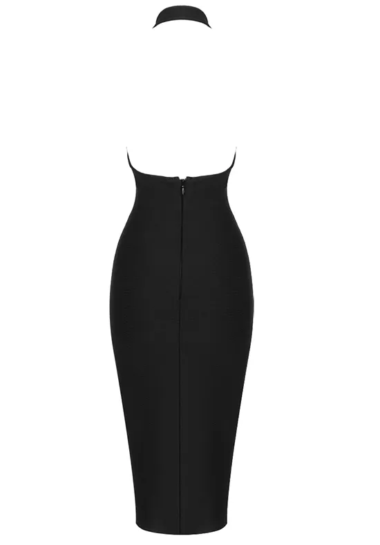 Black Midi Dress - Audrey Collection