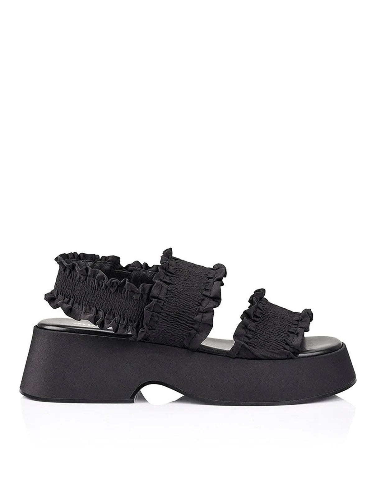 Black Scarlet Flatform Sandals