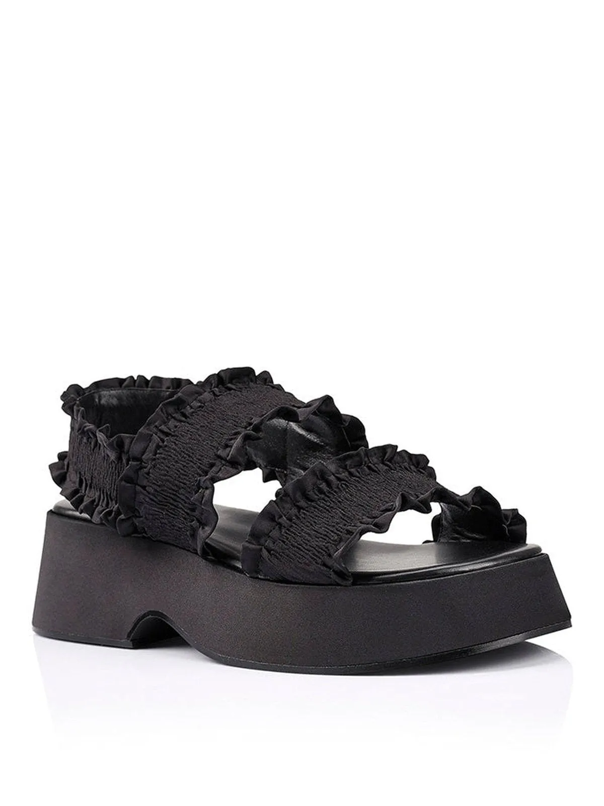 Black Scarlet Flatform Sandals