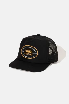 Black Trucker Cap Path Hat - Latest Collection