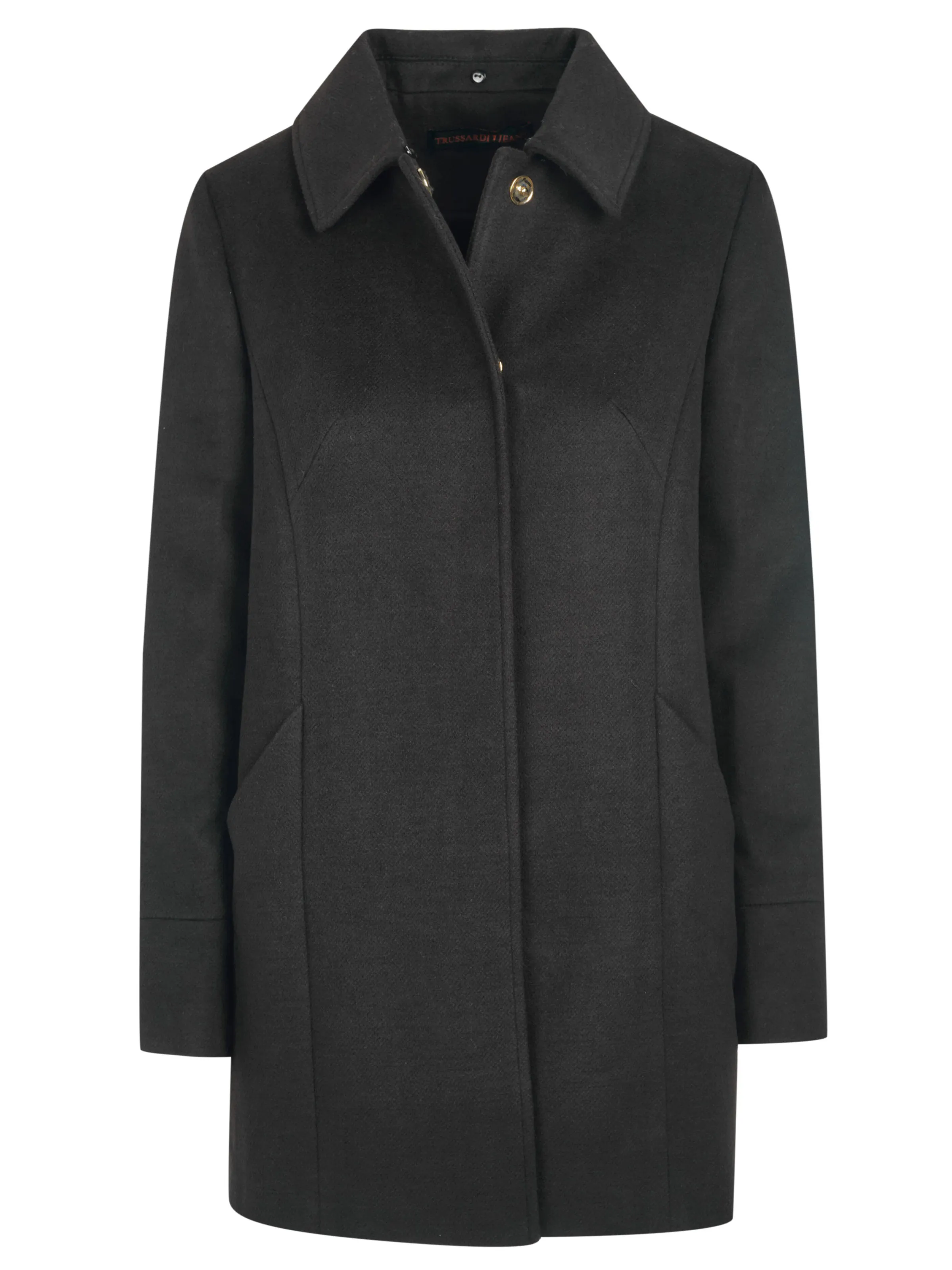 Black Trussardi Jeans Coat