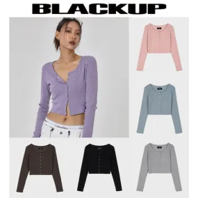 Blackup Street Style Plain Cardigans