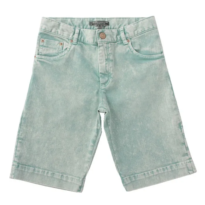 Bonpoint Child Cooper Bermuda Shorts in aqua green