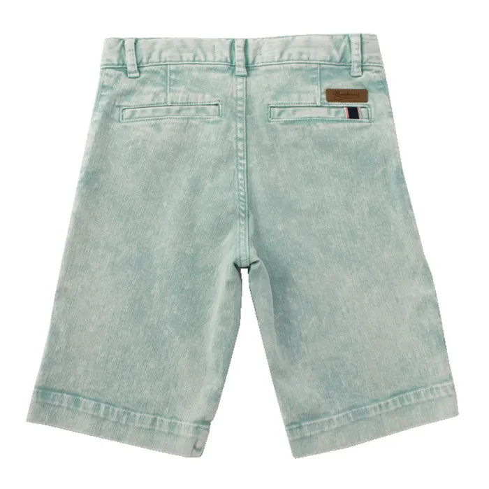 Bonpoint Child Cooper Bermuda Shorts in aqua green