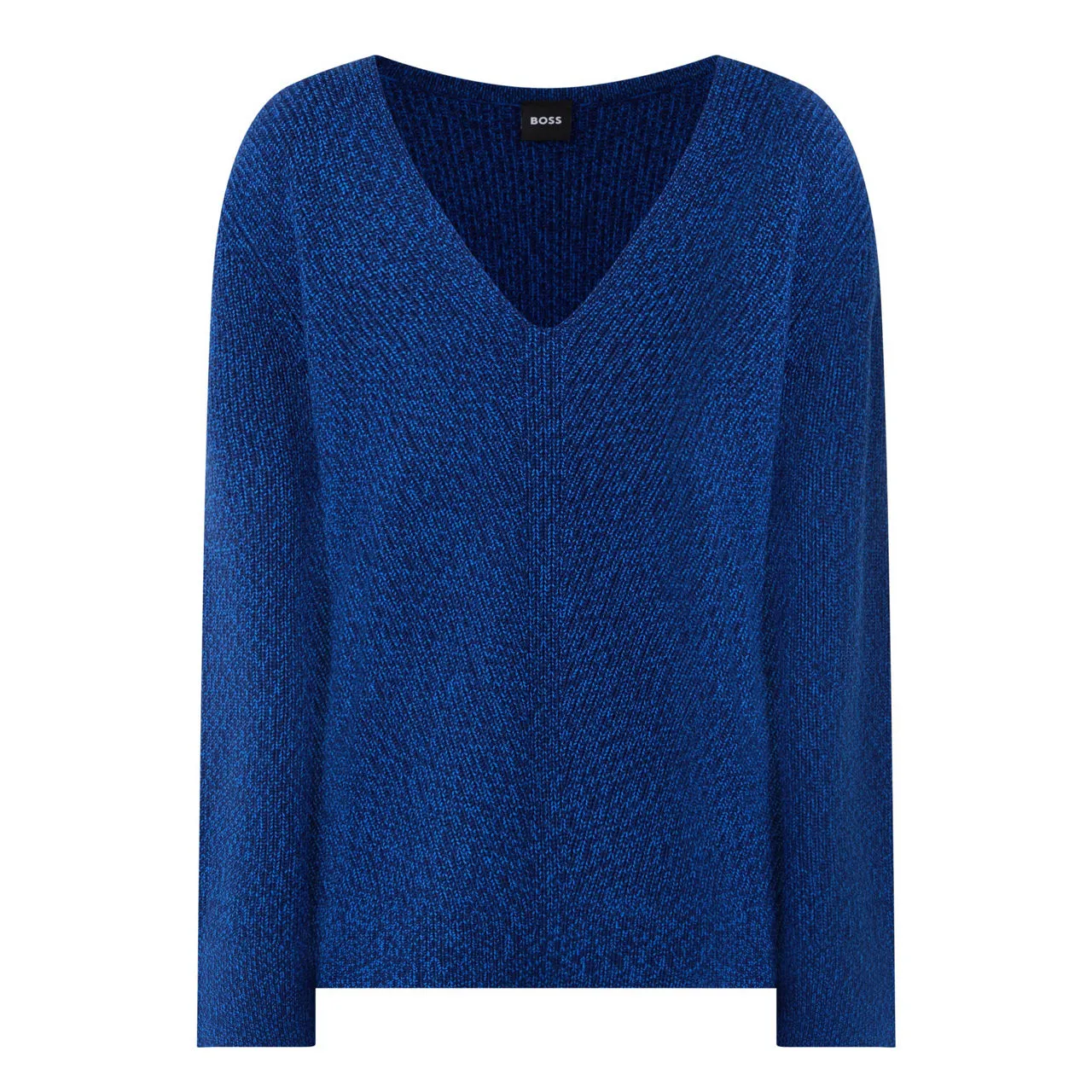 Teal Fusonia Textured Sweater by BOSS The Sustainable Edit