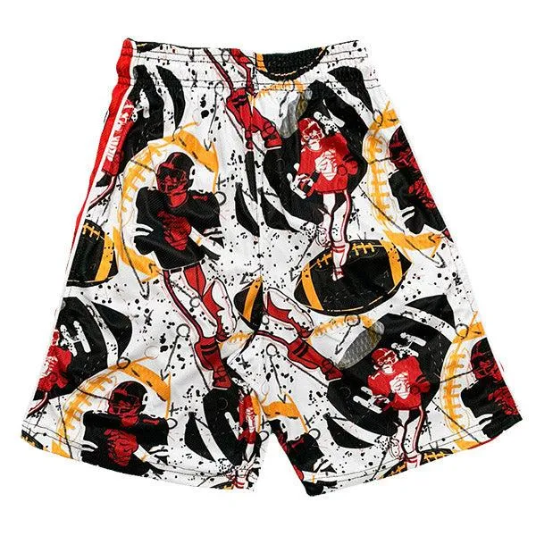 Boys Football Quarterback Shorts with Flow Attack Technology