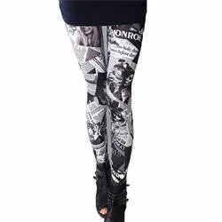 British Flag Print Slim Fit Leggings for Women, One Size SM6