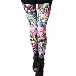 British Flag Print Slim Fit Leggings for Women, One Size SM6