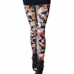 British Flag Print Slim Fit Leggings for Women, One Size SM6