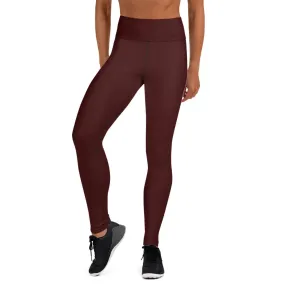 Burgundy Yoga Pants