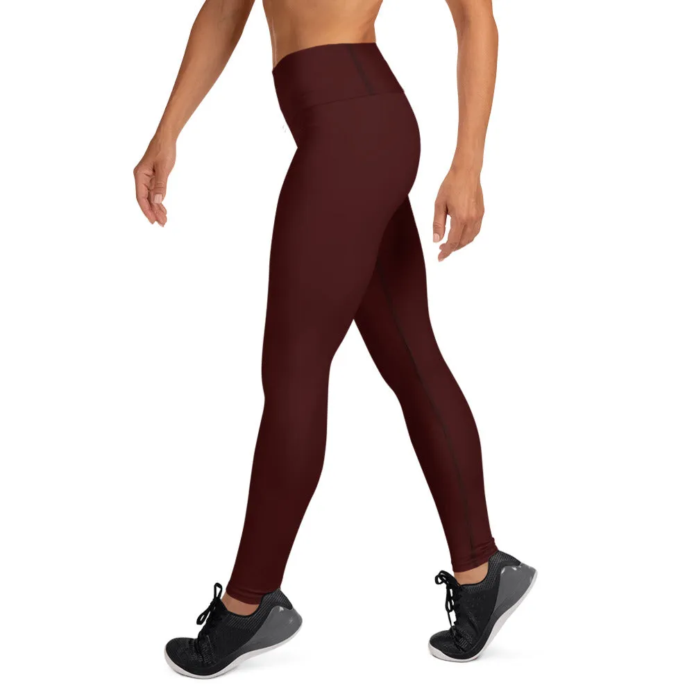 Burgundy Yoga Pants