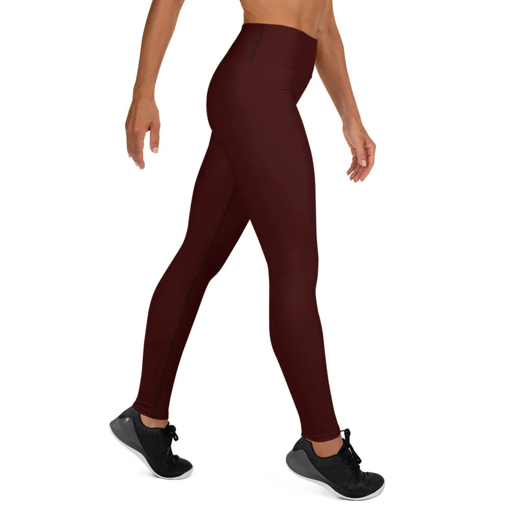 Burgundy Yoga Pants