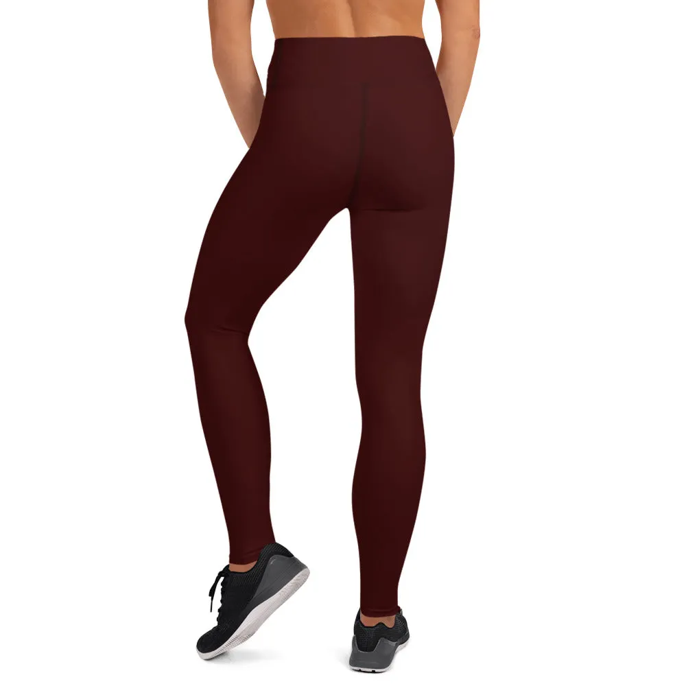 Burgundy Yoga Pants