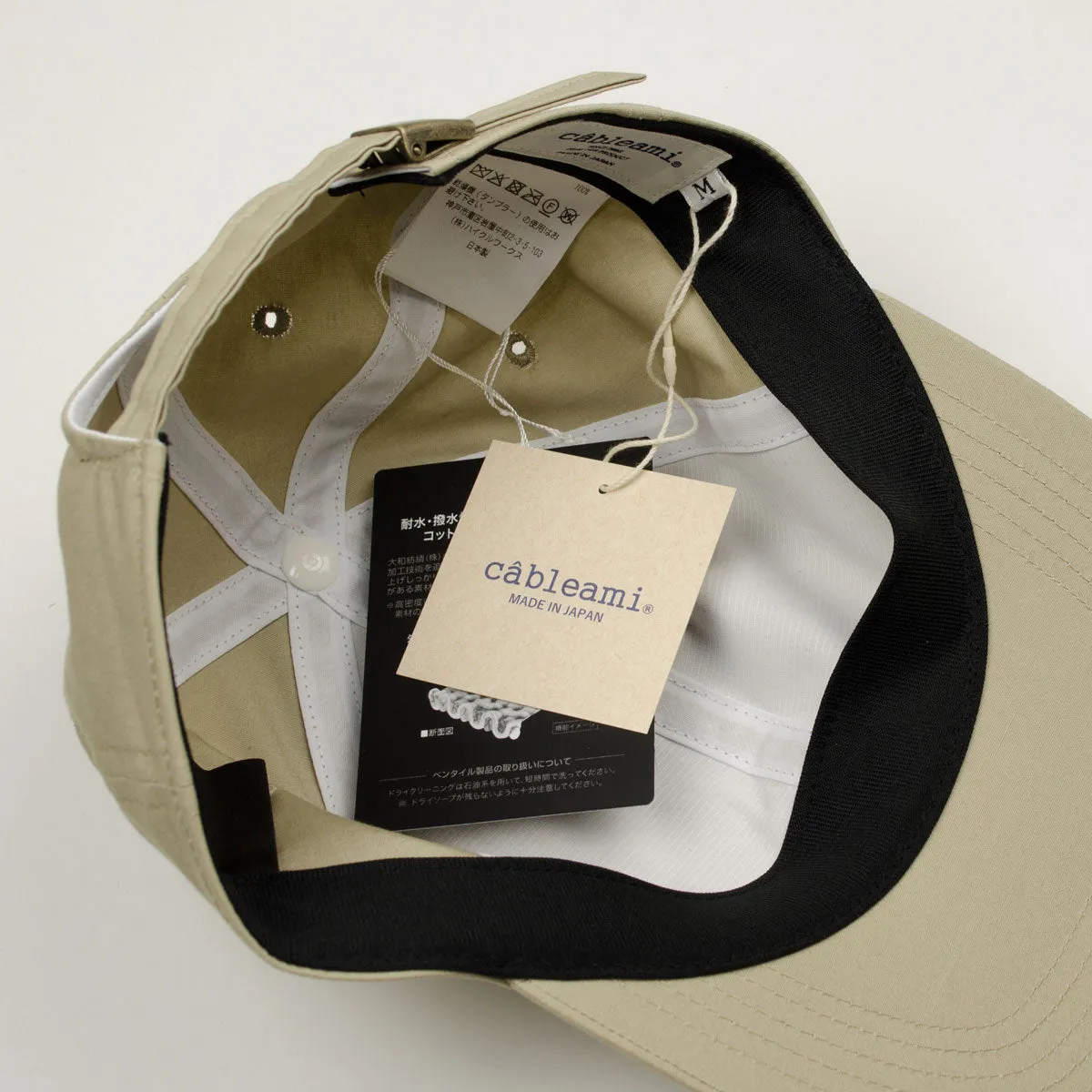 cableami 6-Panel Cap Light Beige