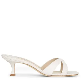 Callamu 50 cream mule sandals by Manolo Blahnik