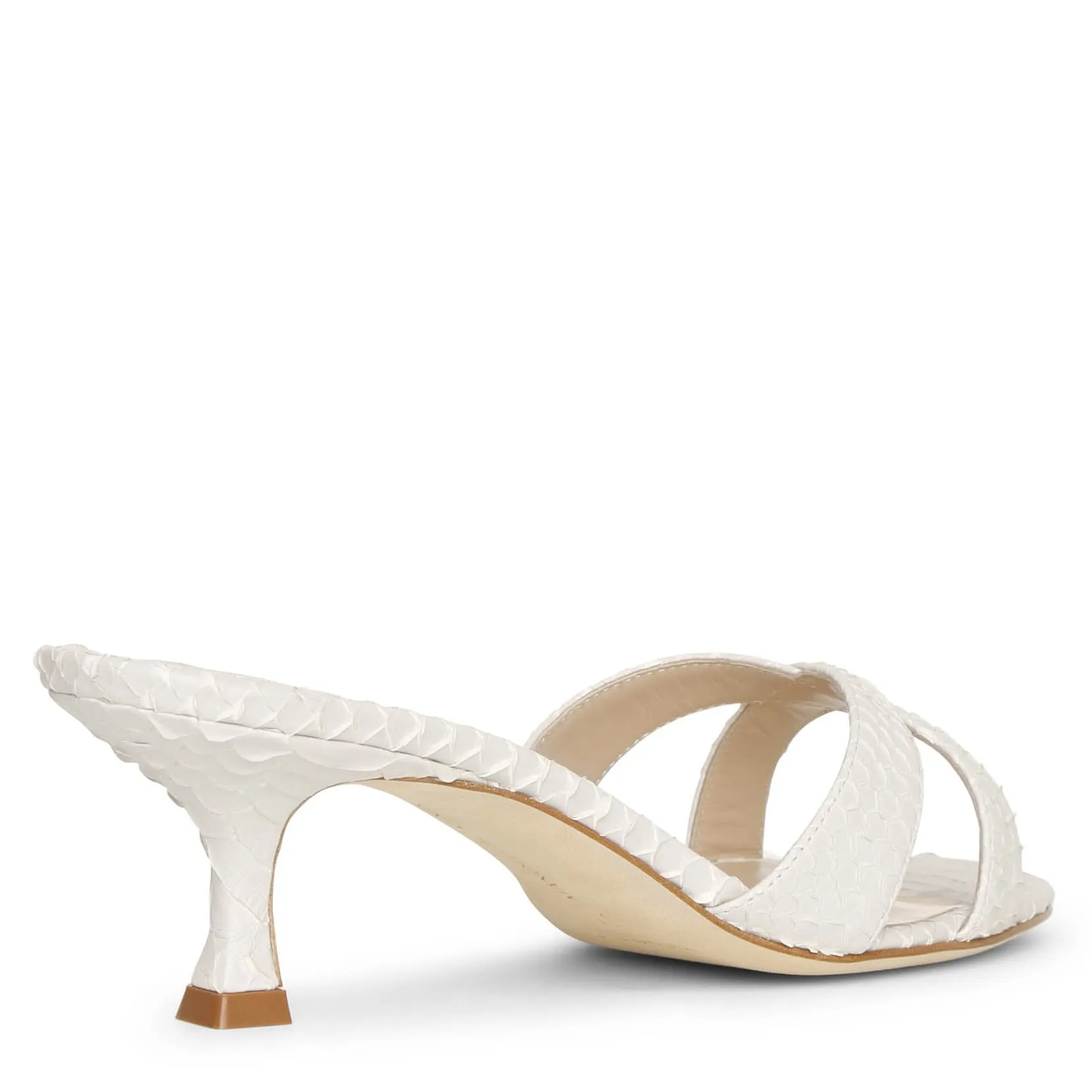 Callamu 50 cream mule sandals by Manolo Blahnik