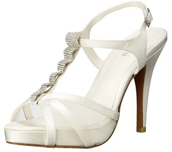 Carolina Platform Ivory Sandal - Stylish Membur Sandal