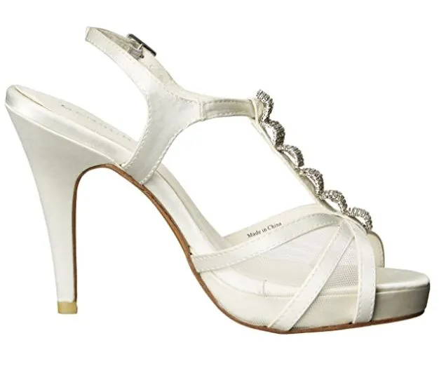 Carolina Platform Ivory Sandal - Stylish Membur Sandal