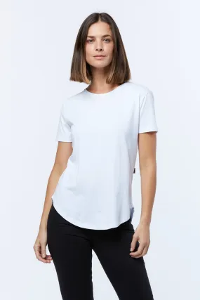 CASA AMUK White Saddle Hem T-Shirt