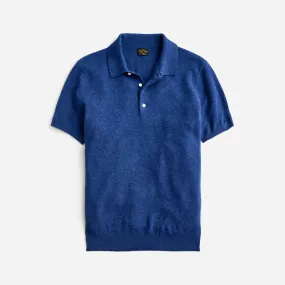 Cashmere Short Sleeve Sweater Polo