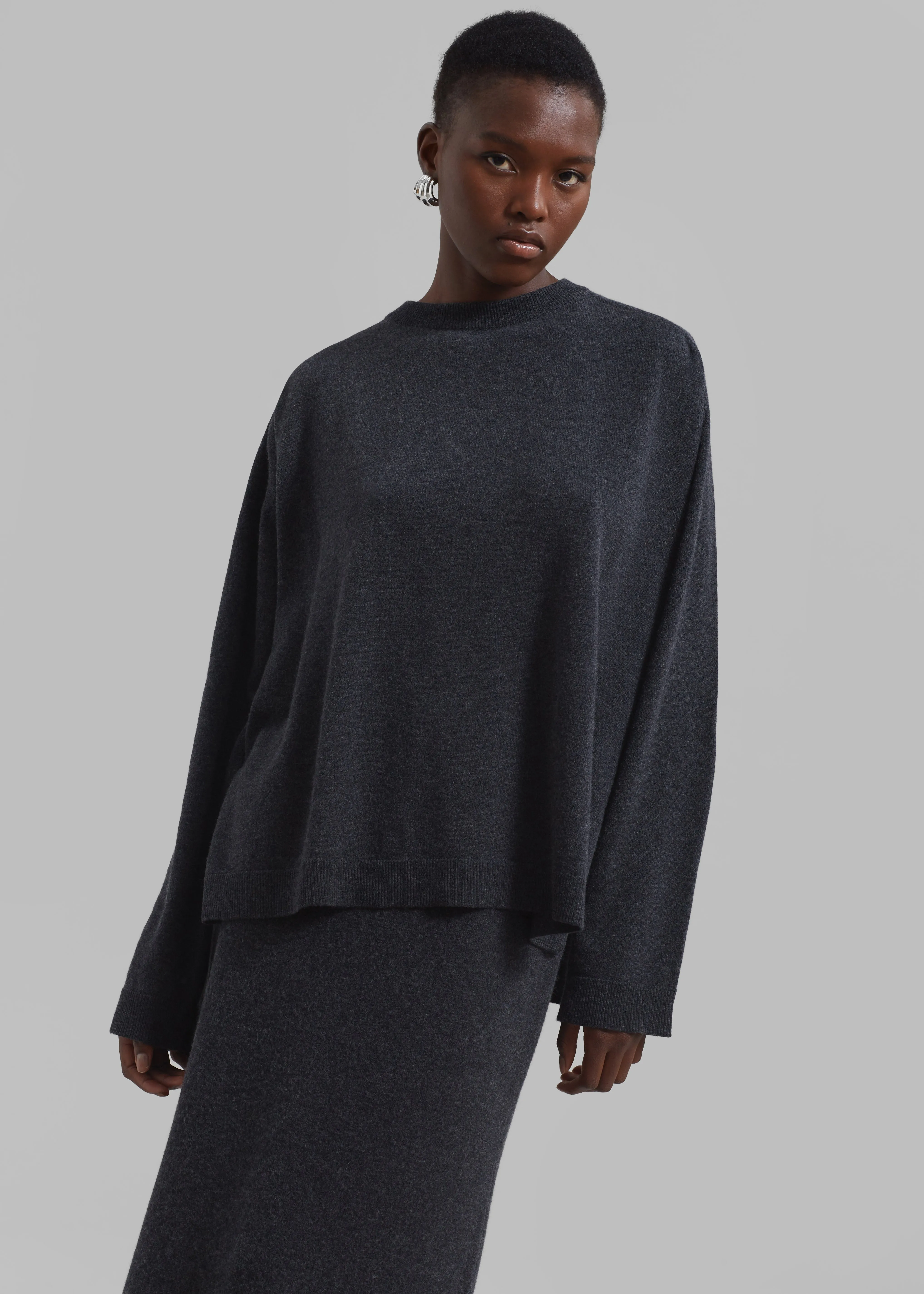 Charcoal Wool Sweater