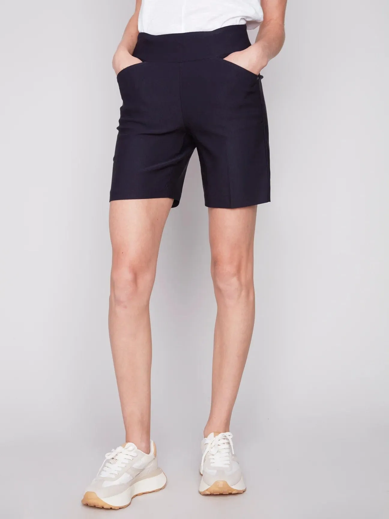 Charlie B Smooth Stretch Shorts - C8055 560A