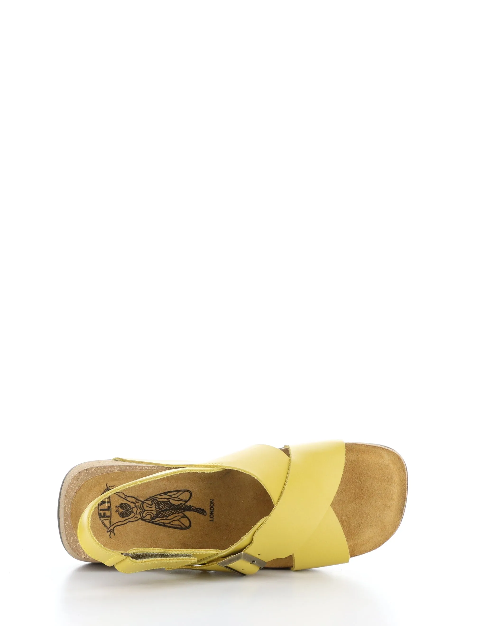 CHLO852FLY MUSTARD Velcro Sandals